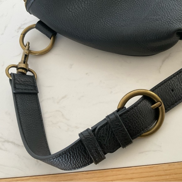 Universal Thread Black Crossbody Bag with Gold Accents - Picture 4 of 10